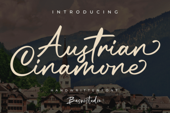 Austrian Cinamone: A Warm Handwritten Font for Authentic Design