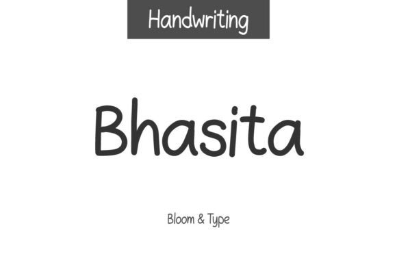 Bhasita: A Playful Handwritten Font for Modern Web Design