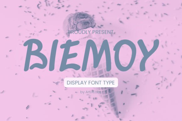 Biemoy: The Sweet and Friendly Font for Editorial Expression