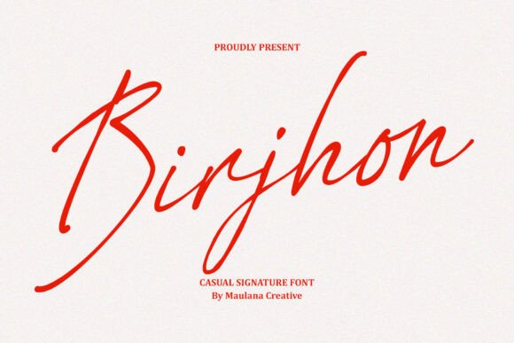 Birjhon Font: An Authentic Handwritten Brush Typeface for Campaigns