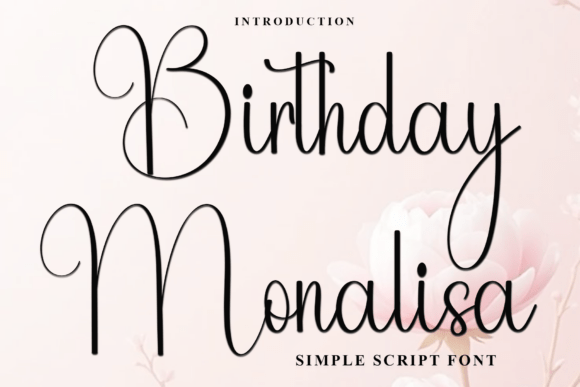 Birthday Monalisa Font: A Crafting Essential for Elegant Projects