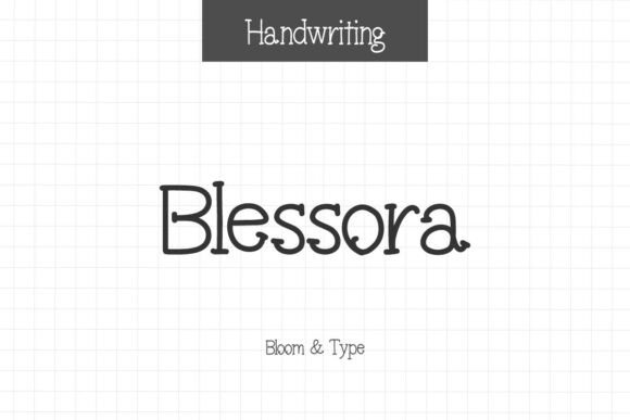 Blessora Font: Charming Typography for Digital Design