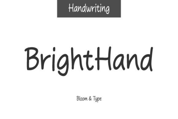 Brighthand Font Review for Campaign Designers