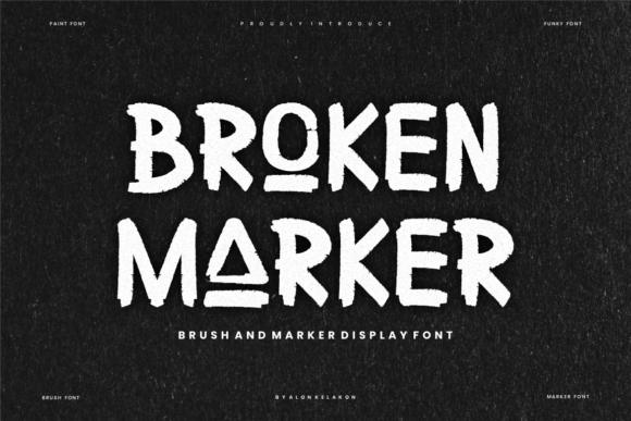 Broken Marker: A Warm Editorial Font for Modern Publishing