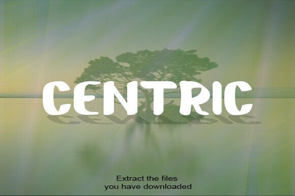 Centric: Your Perfect Handwritten Font for Authentic Craft Projects