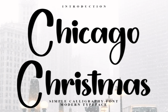 Chicago Christmas Font: A Maker's Favorite for Elegant Designs