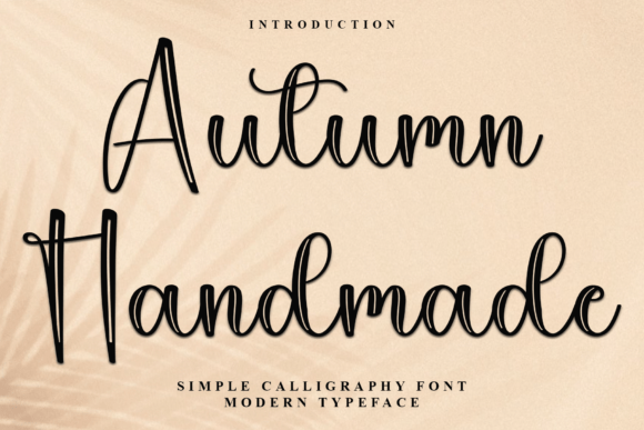 Discovering Autumn Handmade: A Soft & Unique Script Font