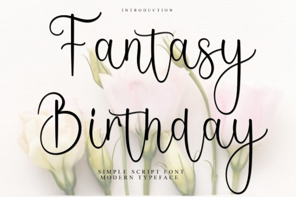 Exploring the Fantasy Birthday Font for Editorial Design
