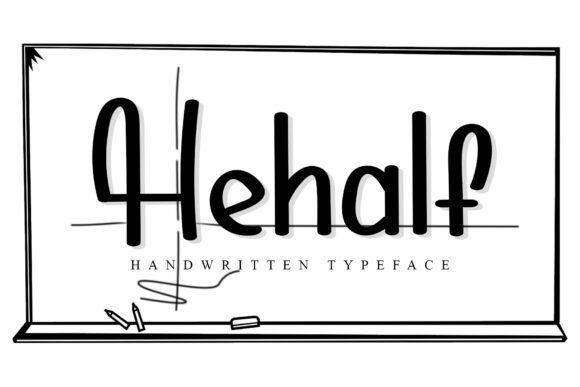 Hehalf: An Elegant Script Font for Authentic Designs