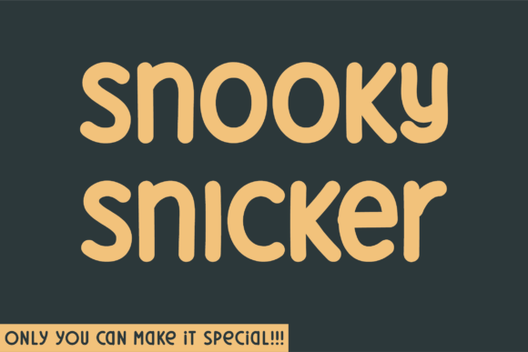 Introducing the Snooky Snicker Font for Editorial Design