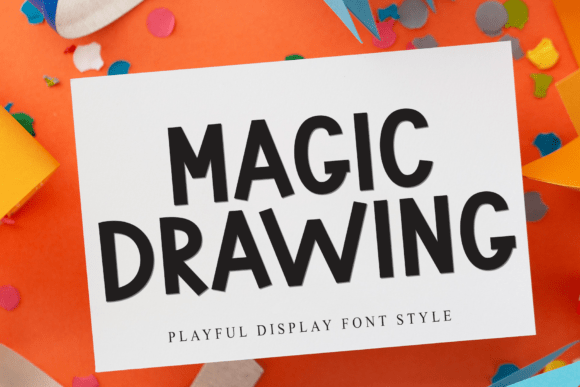 Magic Drawing Font for Elegant Branding Projects