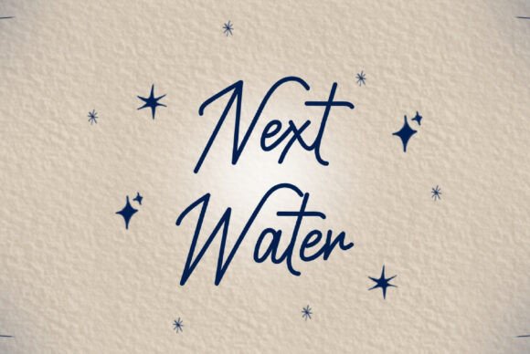 Next Water: An Editorial Font for Fluid, Natural Design