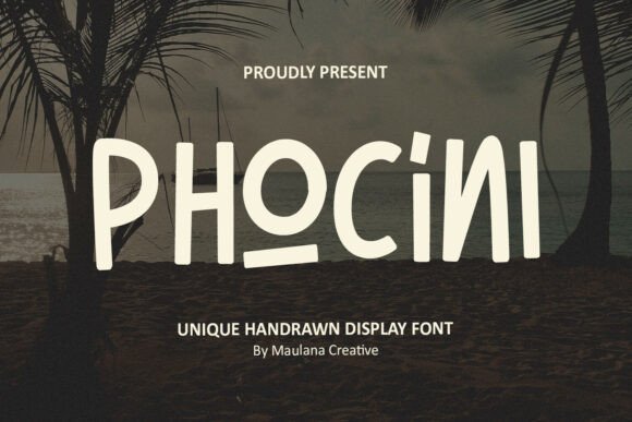 Phocini: A Warm Hand-Drawn Display Font for Editorial Design