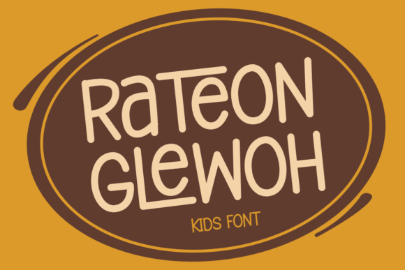 Rateon Glewoh Font for Crafters and Makers