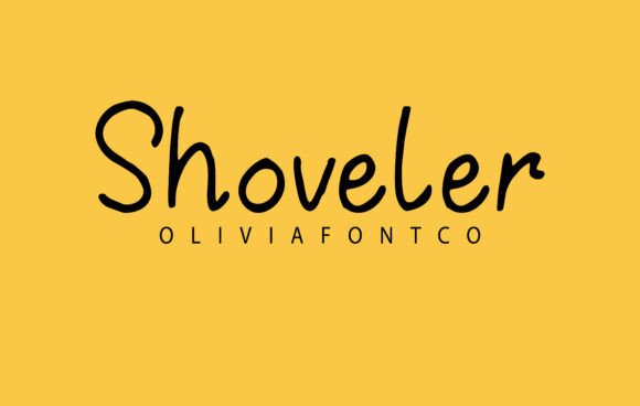 Shoveler Font: A Sweet and Friendly Typography for Crafters
