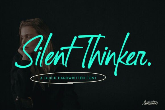 Silent Thinker: A Dynamic Script Font for Modern Web Design