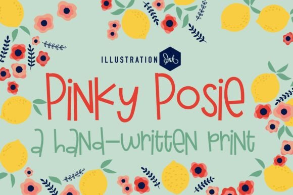 The Digital Appeal of the Pinky Posie Script Font