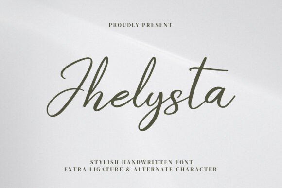 Using the Jhelysta Script Font for Modern Brand Design