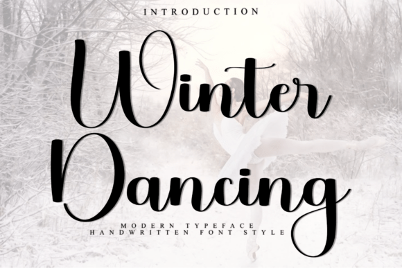 Winter Dancing Font: A Soft Touch for Editorial Design