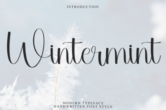 Wintermint: A Soft Handwritten Font for Heartfelt Branding